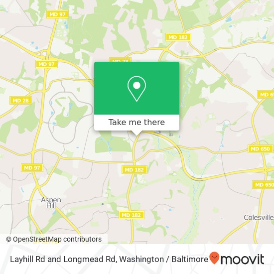 Layhill Rd and Longmead Rd, Silver Spring, MD 20906 map