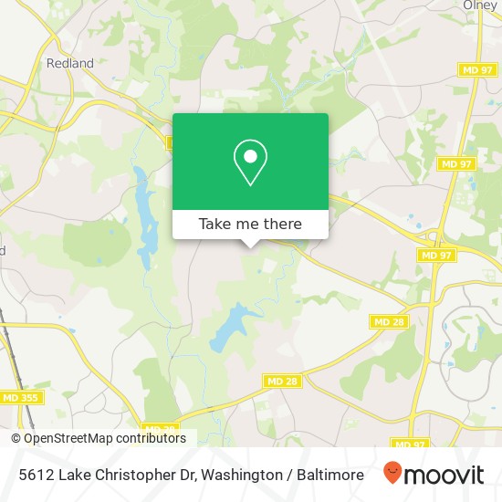 5612 Lake Christopher Dr, Derwood, MD 20855 map