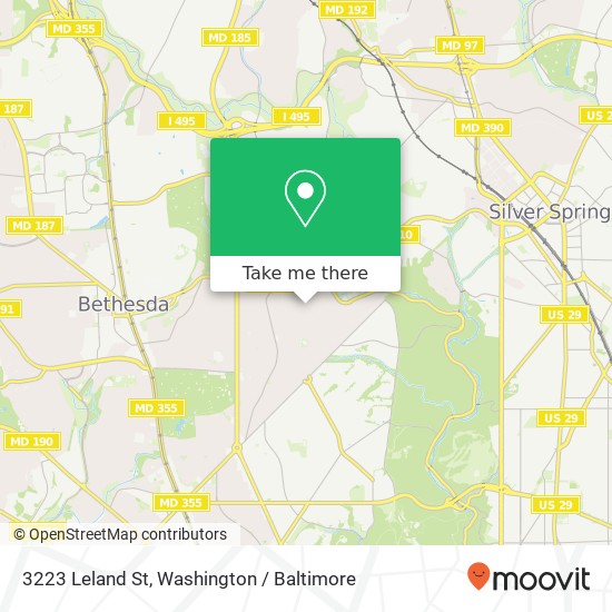 3223 Leland St, Chevy Chase, MD 20815 map