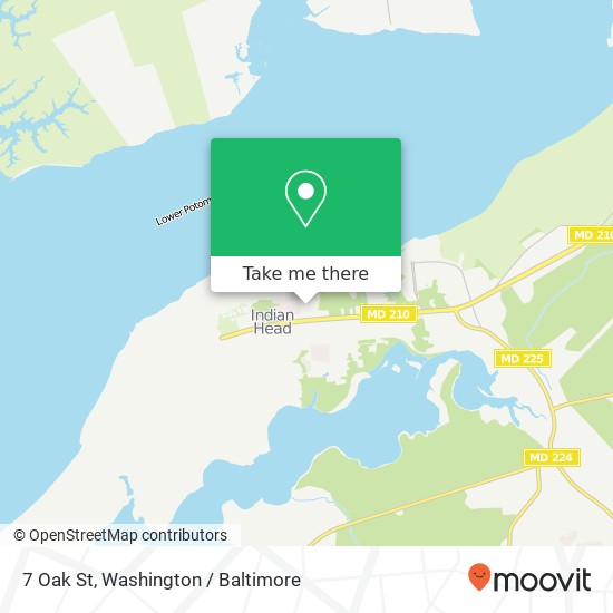 7 Oak St, Indian Head, MD 20640 map