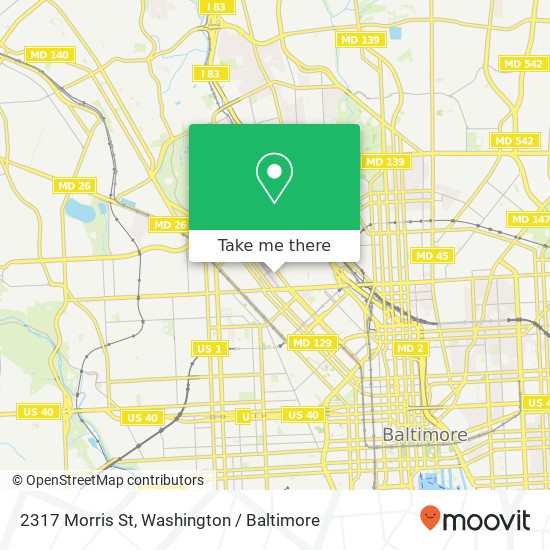 2317 Morris St, Baltimore, MD 21217 map