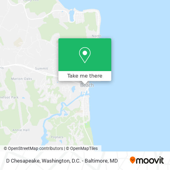 Mapa de D Chesapeake