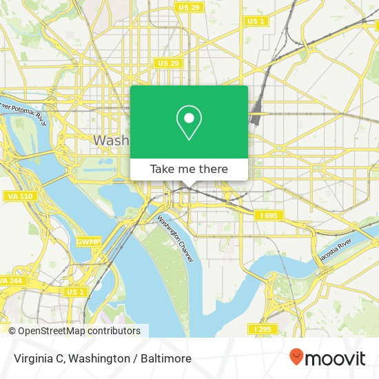 Virginia C, Washington, DC 20024 map