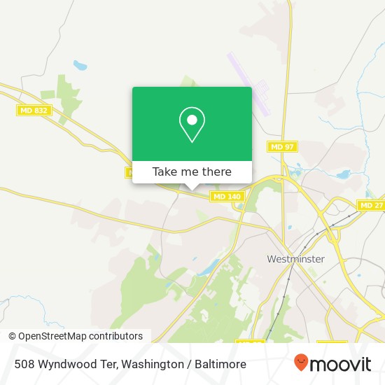 508 Wyndwood Ter, Westminster, MD 21158 map