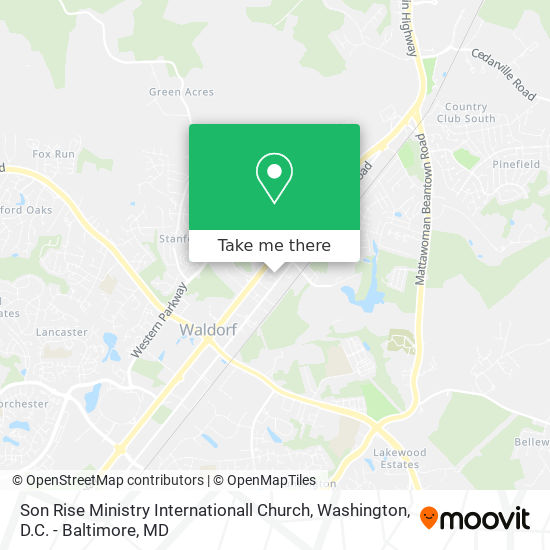 Son Rise Ministry Internationall Church map