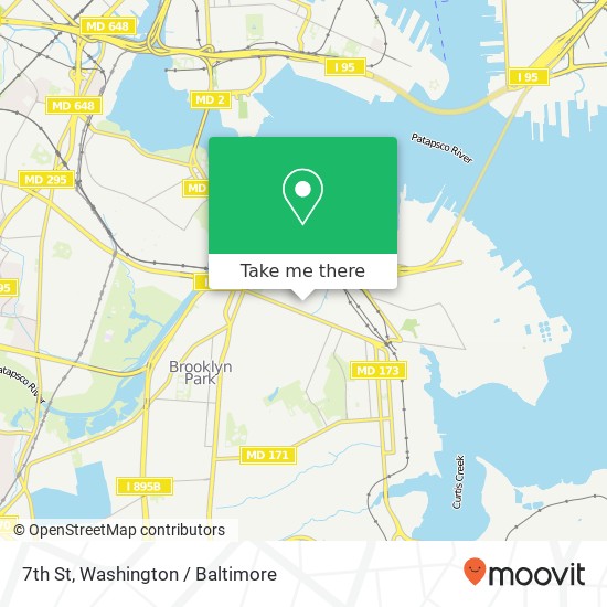 7th St, Brooklyn, MD 21225 map