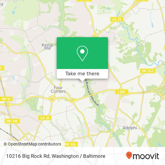 10216 Big Rock Rd, Silver Spring, MD 20901 map