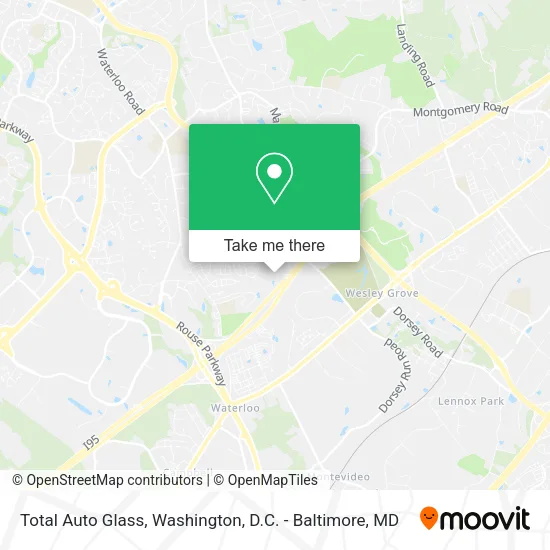 Total Auto Glass map