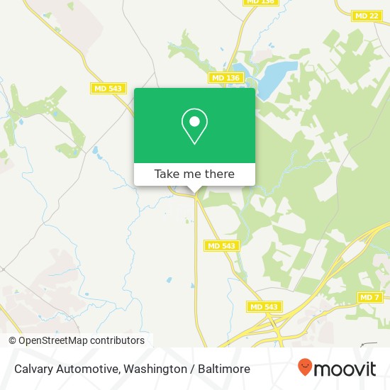 Calvary Automotive, 2036 Calvary Rd map