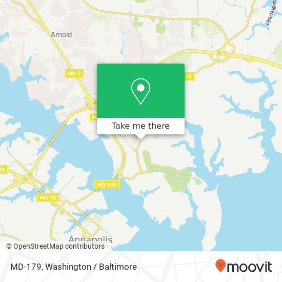 Mapa de MD-179, Annapolis, MD 21409