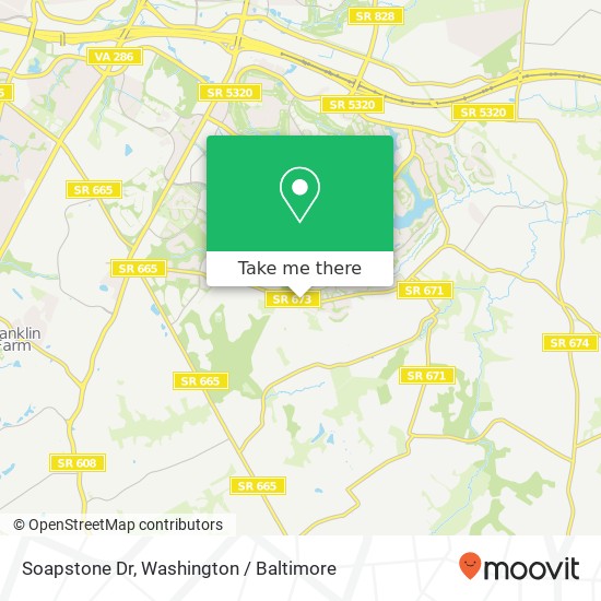 Mapa de Soapstone Dr, Reston, VA 20191