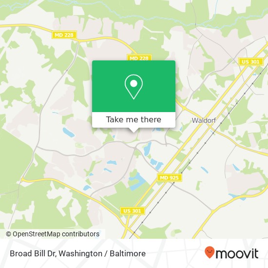 Broad Bill Dr, Waldorf, MD 20603 map