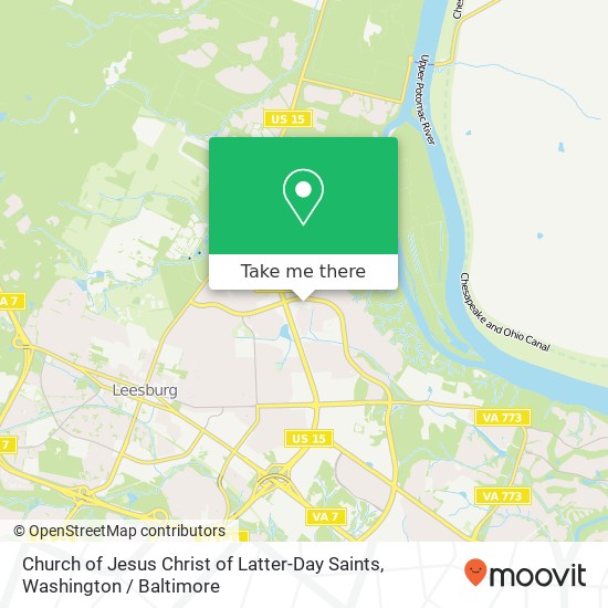 Church of Jesus Christ of Latter-Day Saints map