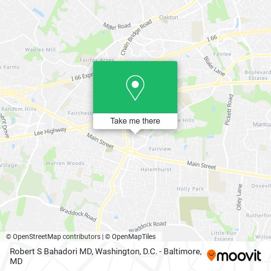 Robert S Bahadori MD map