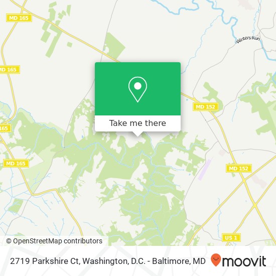 2719 Parkshire Ct, Fallston, MD 21047 map