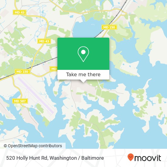 520 Holly Hunt Rd, Middle River, MD 21220 map