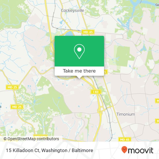 15 Killadoon Ct, Lutherville Timonium, MD 21093 map