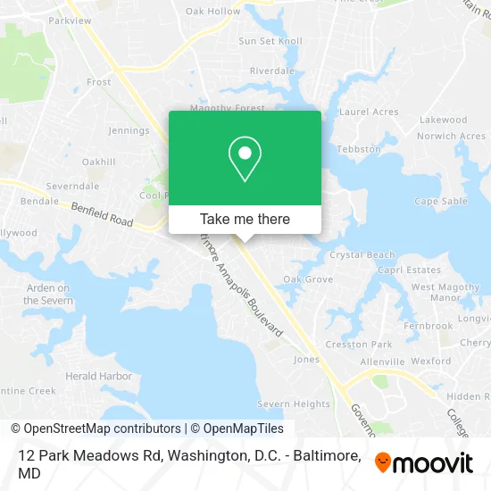 12 Park Meadows Rd map