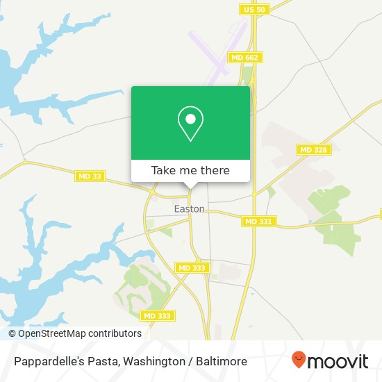 Pappardelle's Pasta, 206 N Washington St map