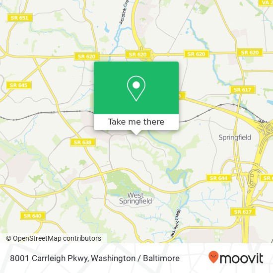 8001 Carrleigh Pkwy, Springfield, VA 22152 map