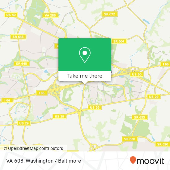 VA-608, Fairfax, VA 22030 map