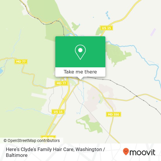 Here's Clyde's Family Hair Care map