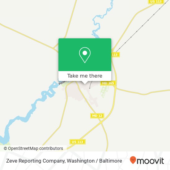 Mapa de Zeve Reporting Company, 206 S Washington St