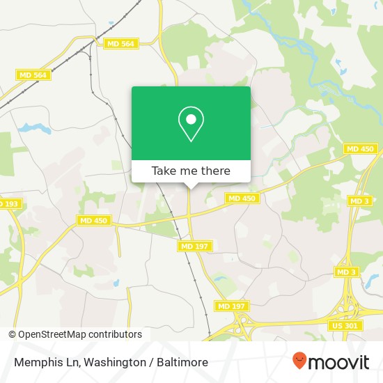 Memphis Ln, Bowie, MD 20715 map