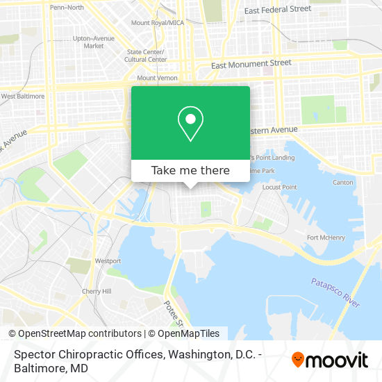 Spector Chiropractic Offices map