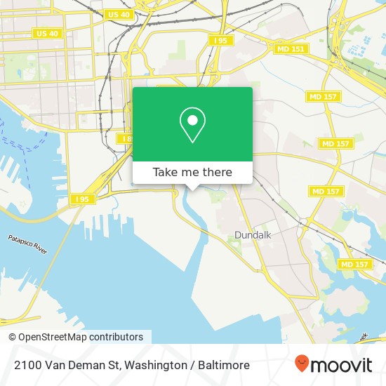 2100 Van Deman St, Baltimore, MD 21224 map