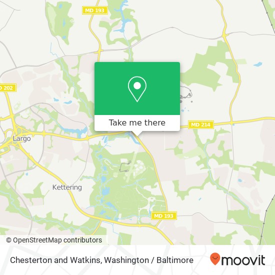 Chesterton and Watkins, Upper Marlboro, MD 20774 map