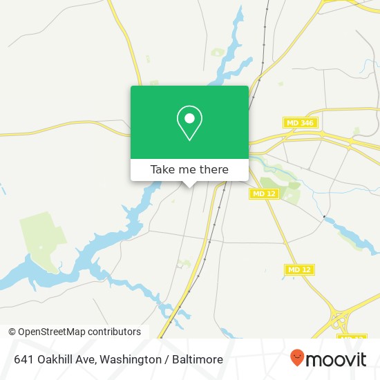 641 Oakhill Ave, Salisbury, MD 21801 map