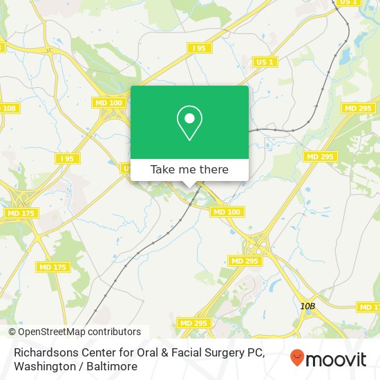 Mapa de Richardsons Center for Oral & Facial Surgery PC, 6865 Deerpath Rd