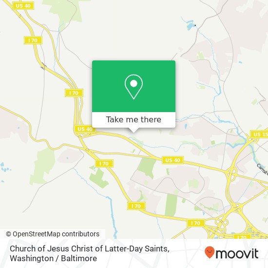 Church of Jesus Christ of Latter-Day Saints, 112 Deerfield Pl map