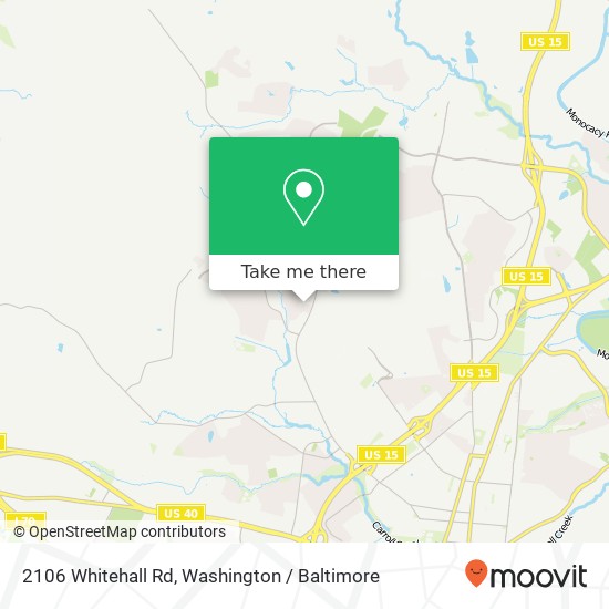 2106 Whitehall Rd, Frederick, MD 21702 map
