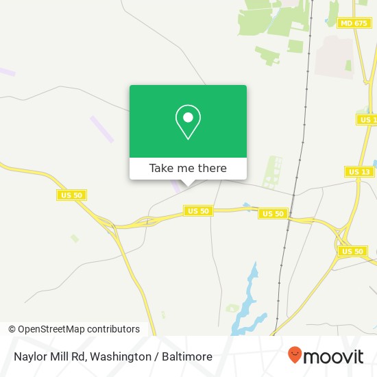 Mapa de Naylor Mill Rd, Salisbury, MD 21801
