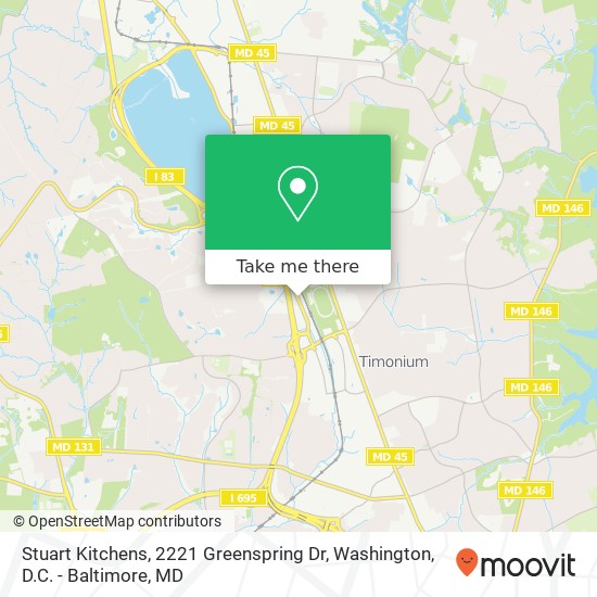 Stuart Kitchens, 2221 Greenspring Dr map