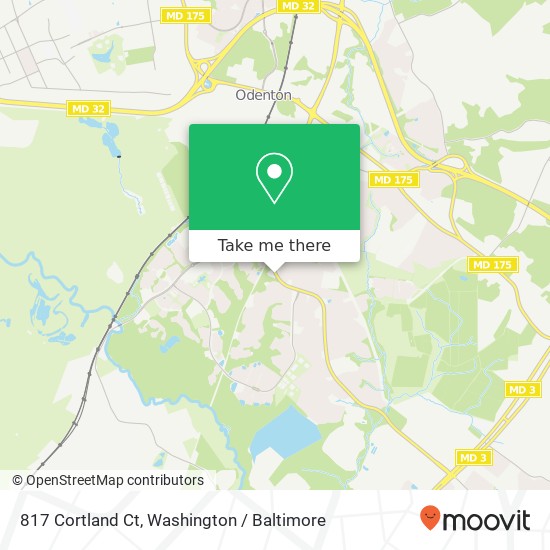 817 Cortland Ct, Odenton, MD 21113 map