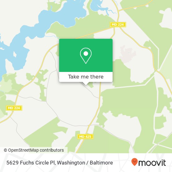 5629 Fuchs Circle Pl, Marbury, MD 20658 map