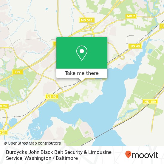 Burdycks John Black Belt Security & Limousine Service map