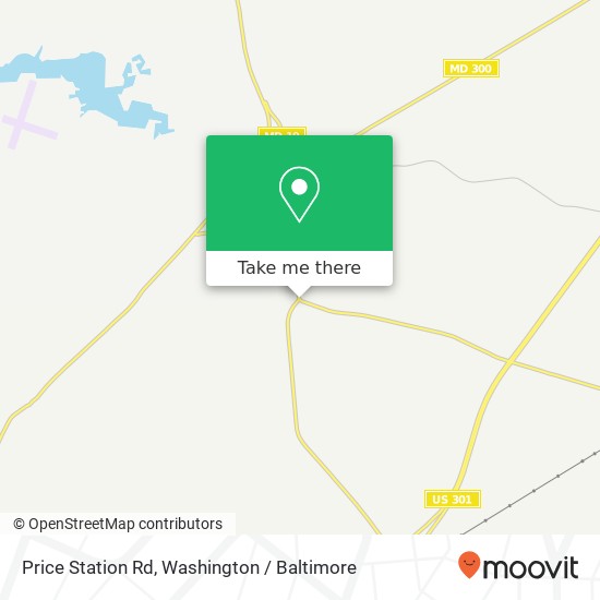 Mapa de Price Station Rd, Church Hill, MD 21623