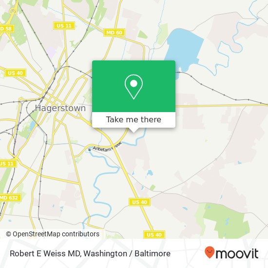 Mapa de Robert E Weiss MD, 1141 Opal Ct