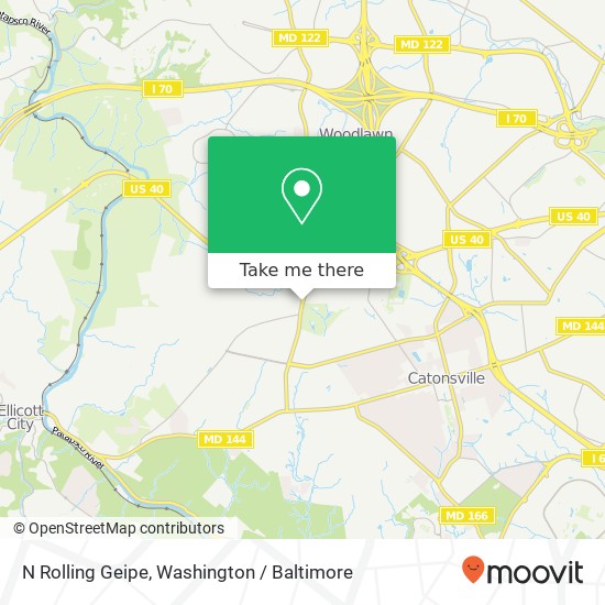N Rolling Geipe, Catonsville, MD 21228 map