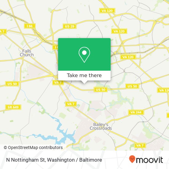 N Nottingham St, Arlington, VA 22203 map