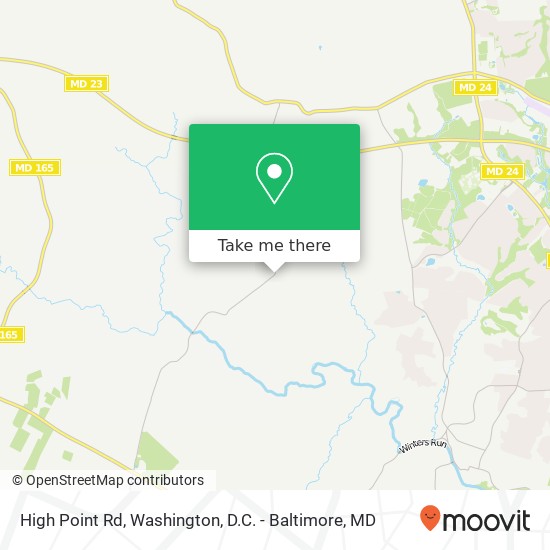 High Point Rd, Forest Hill, MD 21050 map