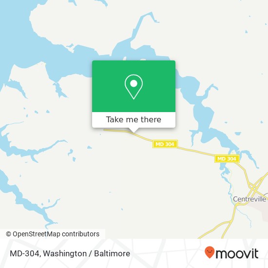 Mapa de MD-304, Centreville, MD 21617