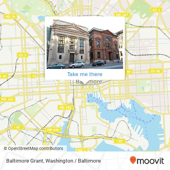 Baltimore Grant, Baltimore, MD 21202 map