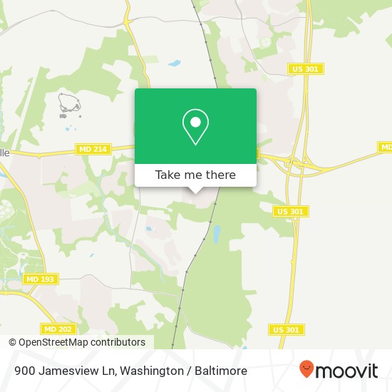 900 Jamesview Ln, Bowie, MD 20721 map
