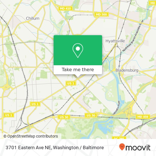 3701 Eastern Ave NE, Mt Rainier, MD 20712 map