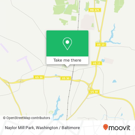 Naylor Mill Park, Paleo Ln map